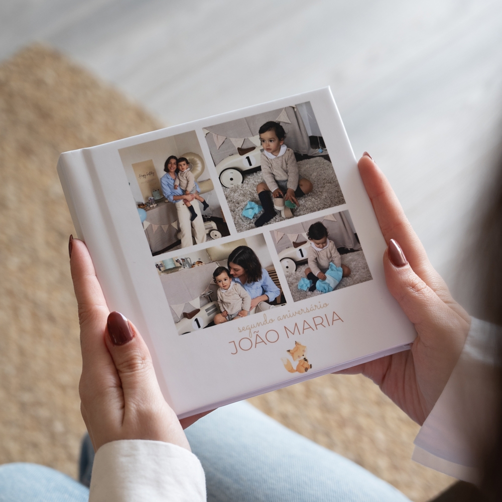 Álbum do Primeiro Ano do Bebé Rosa inspiração 7